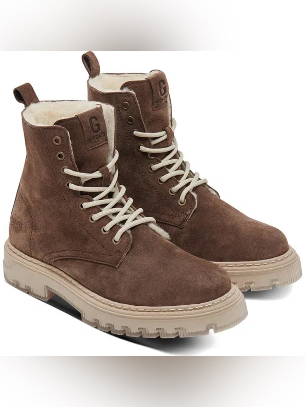GREATS Bowery Lug Sole Boots Mens Size 7